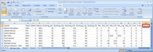 excel fantasy football spreadsheet nfl draft cheat sheet