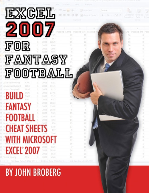 Excel 2007 Fantasy Football Book cheat sheet draft apple ibook ibookstore